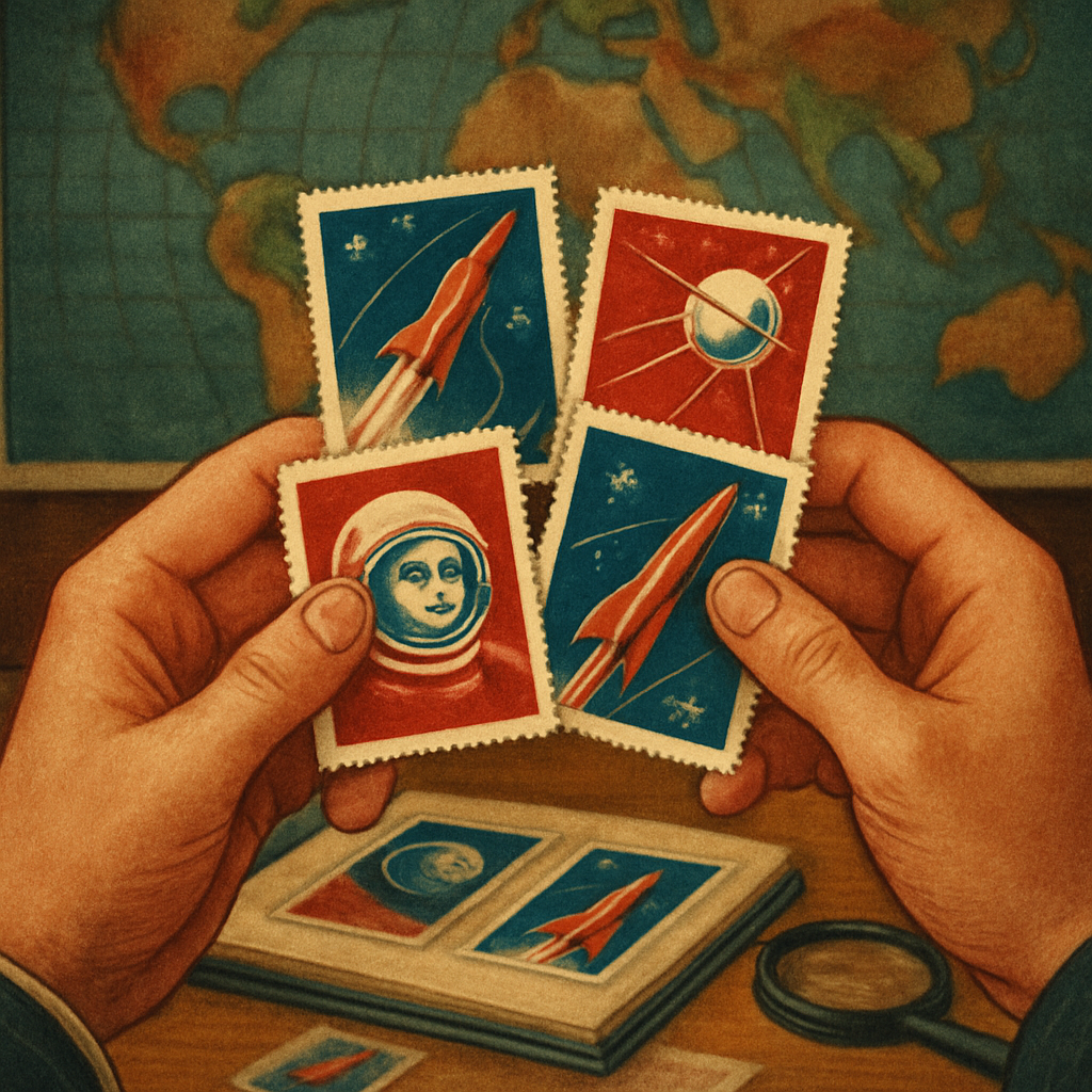 Space Race Stamps: Cold War Ambitions Lifted on Paper