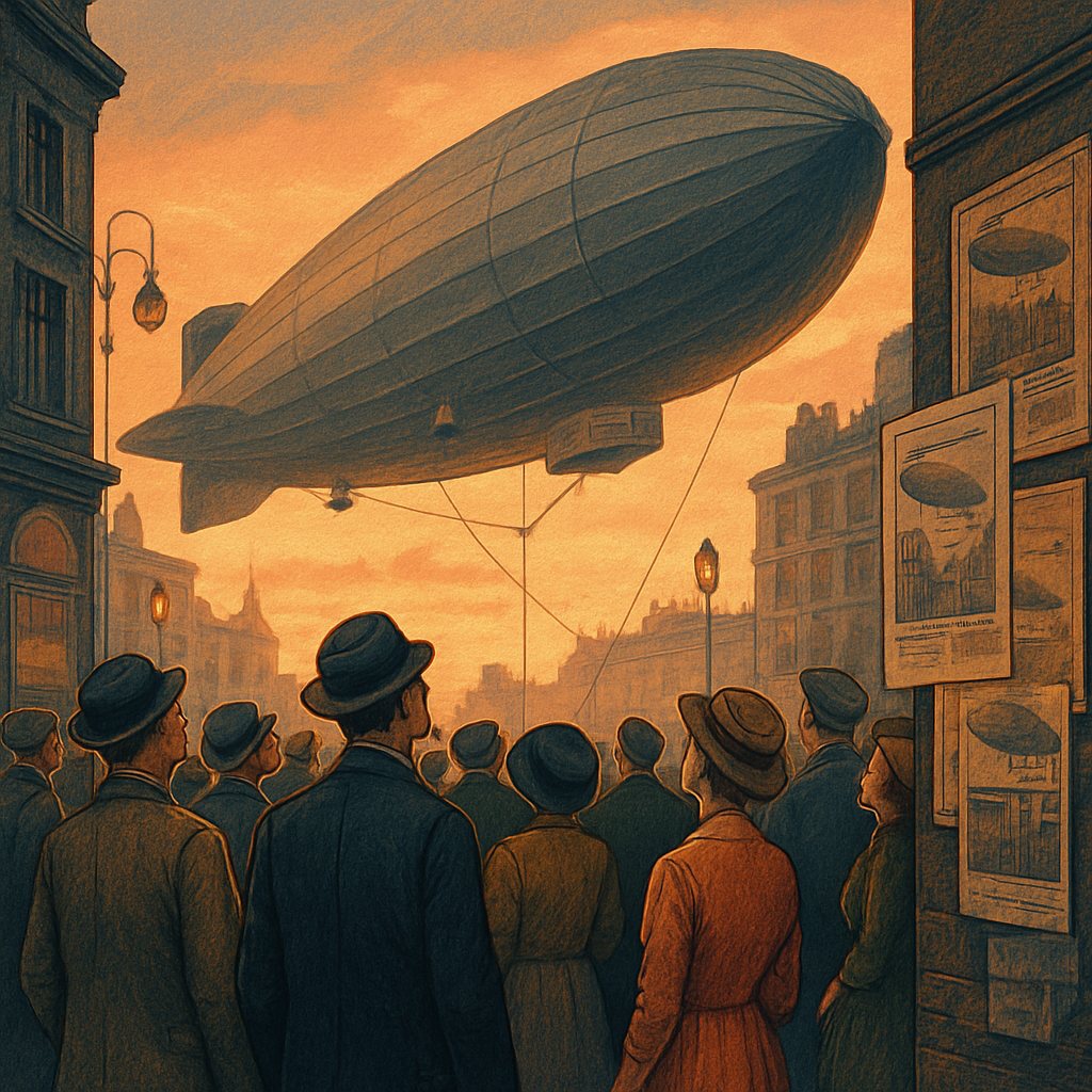 The Zeppelin Mail: How Airships Revolutionized Early Airmail Stamps