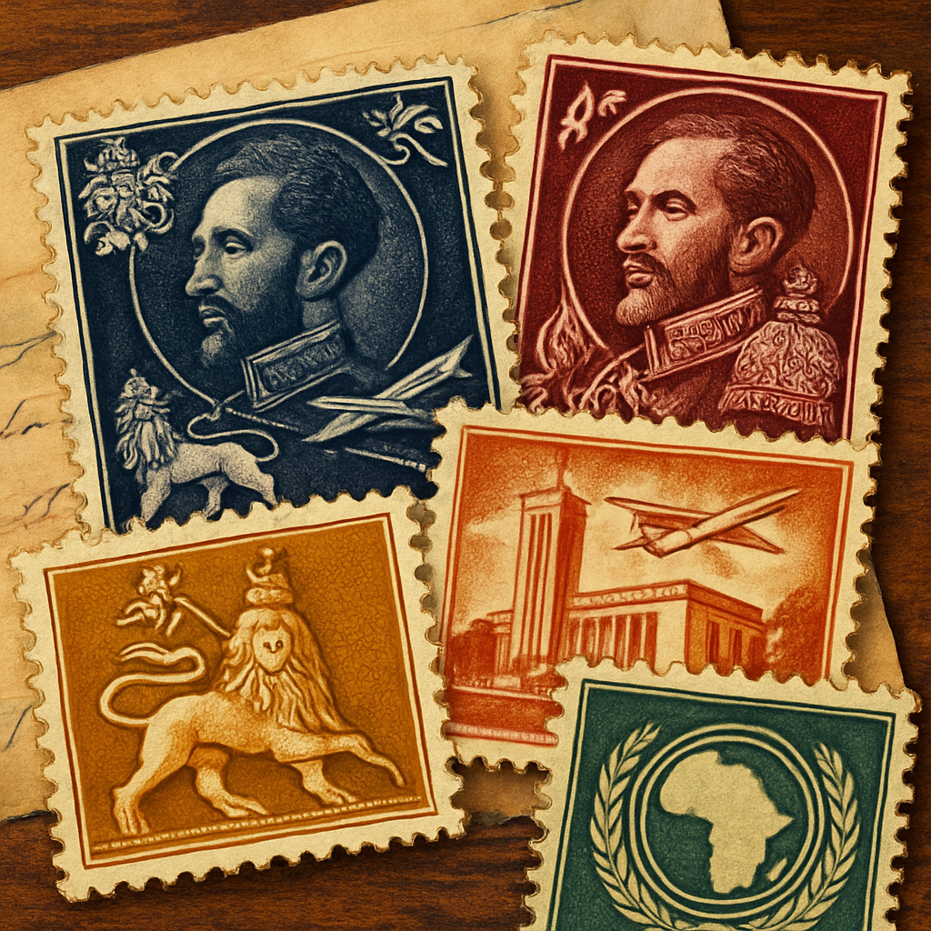 Postage and Prophecy: How Ethiopian Stamps Celebrated Haile Selassie’s Legacy