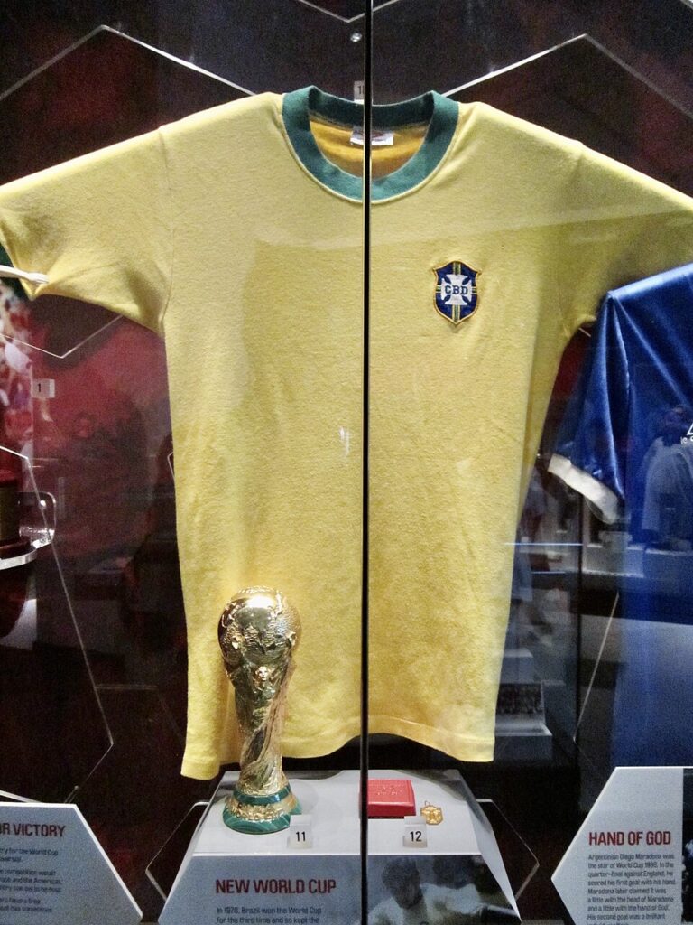 The Jules Rimet Trophy awarded at the first FIFA World Cup
