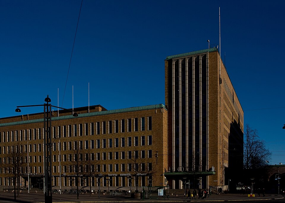 Helsinki central post office building