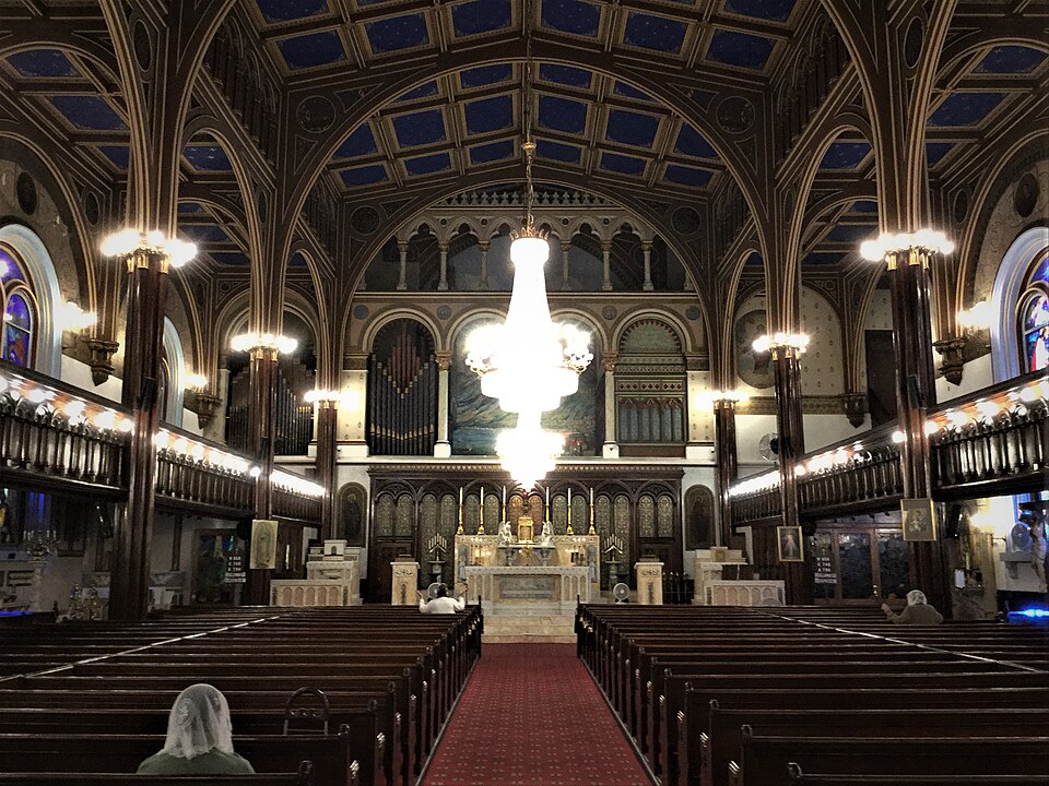 The Maronite cathedral at Bkerké, a key religious landmark