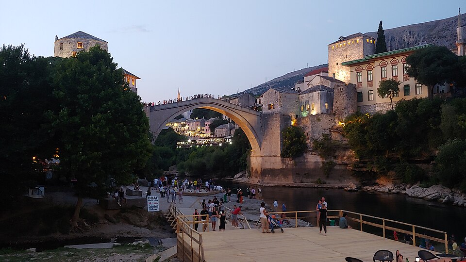 Old Bridge (Stari Most) in Mostar, a UNESCO World Heritage site