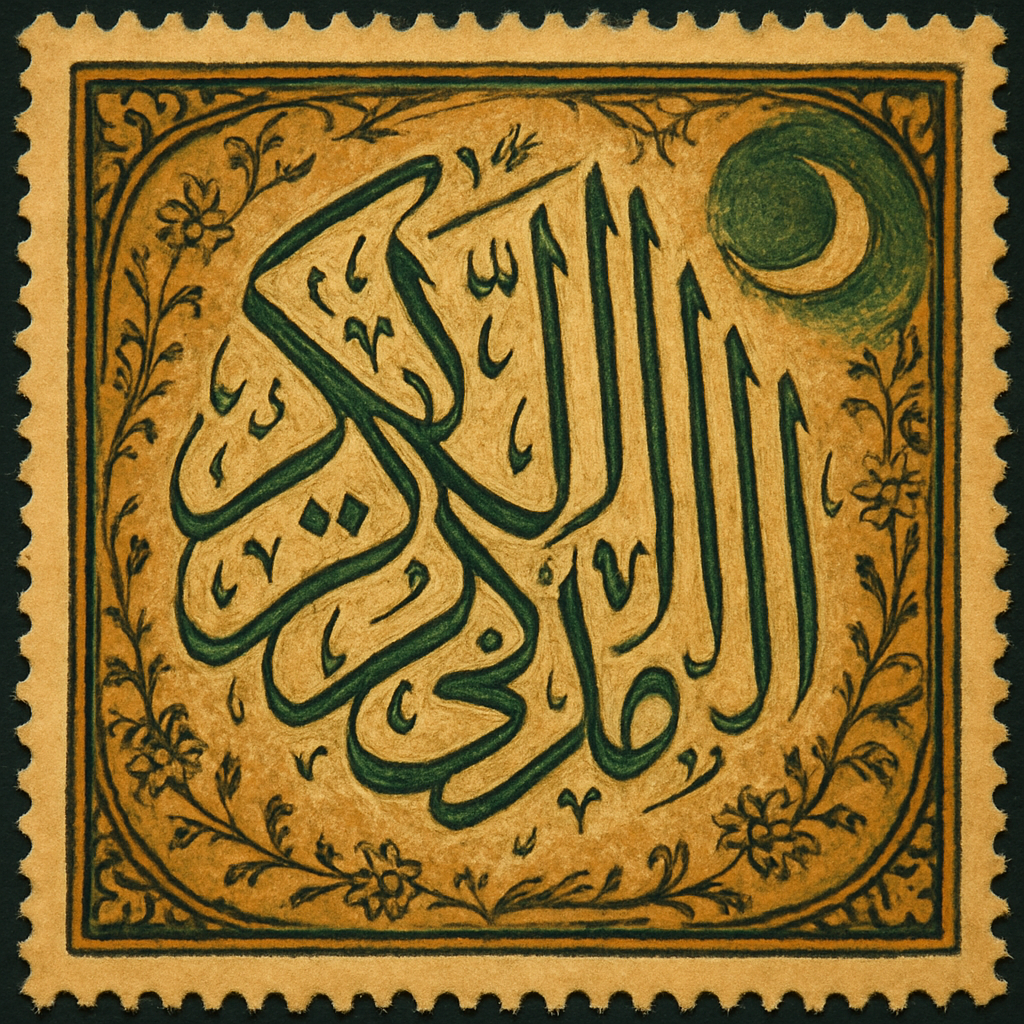 Pakistan’s 1974 Eid and Quranic Verses Stamps: Faith in Postal Design