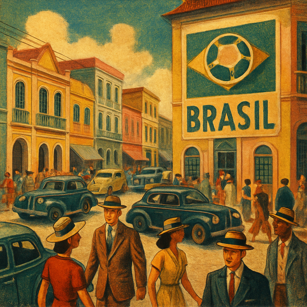 Brazil’s 1950 World Cup Stamps: Football’s Deep Cultural Roots Ahead of the Maracanazo