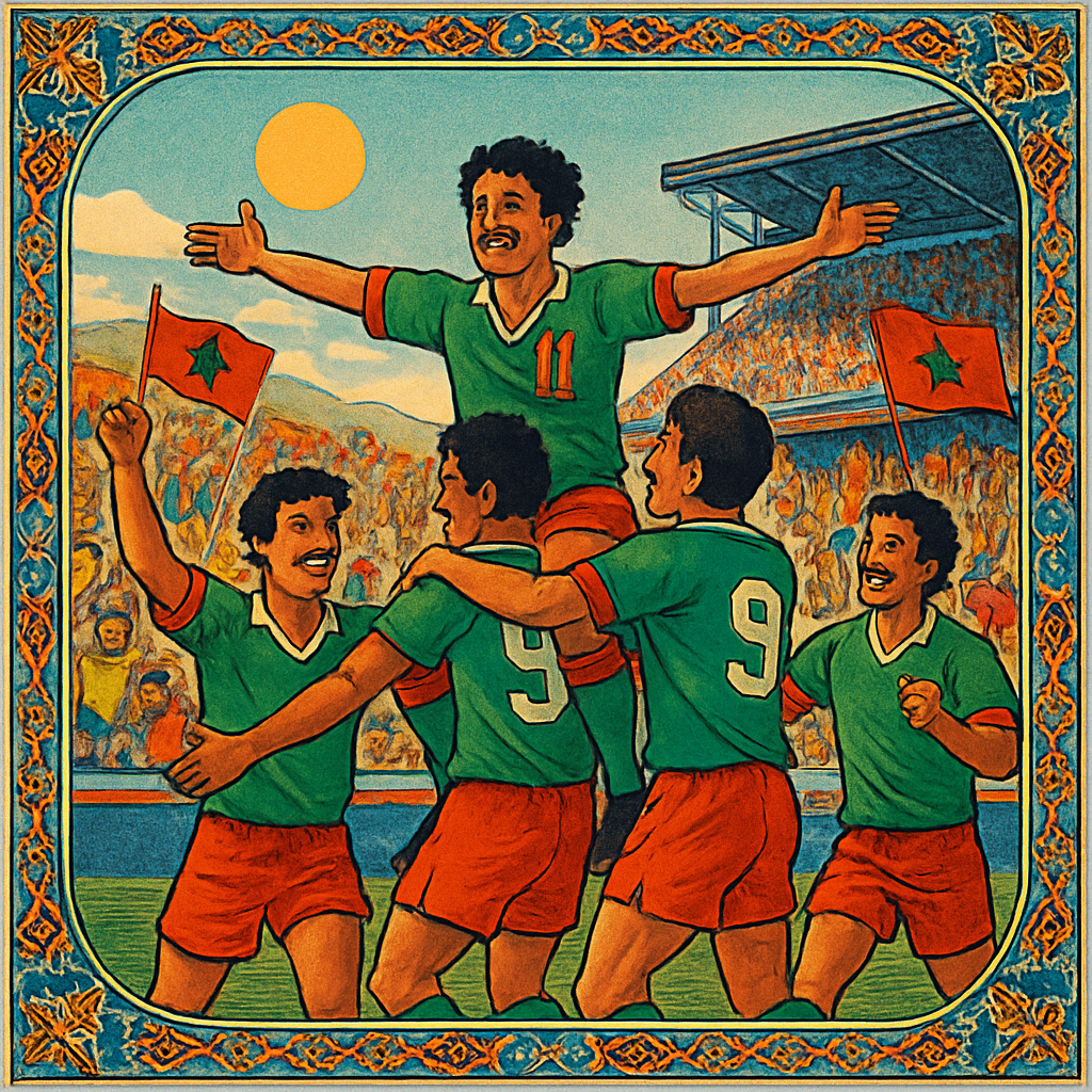 Morocco’s 1986 FIFA World Cup Stamp Series: Postcolonial Identity in Football