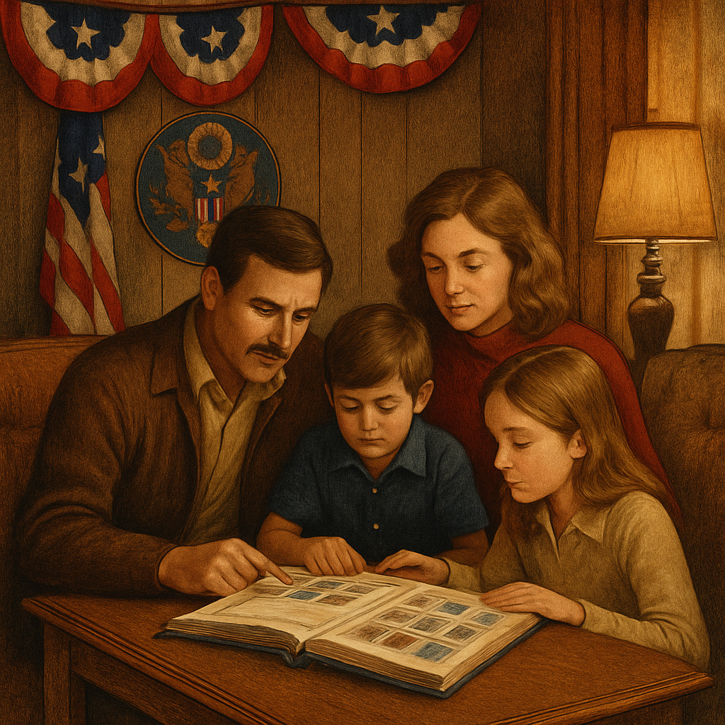 The 1976 U.S. Bicentennial Stamp Series: Visualizing American Identity