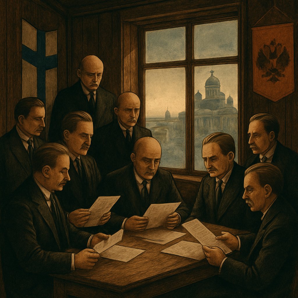 The 1919 Finnish Independence Proclamation Stamp: National Sovereignty Sealed